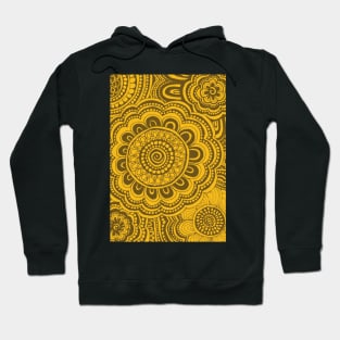 Bumblebee Anemone Flowers Hoodie